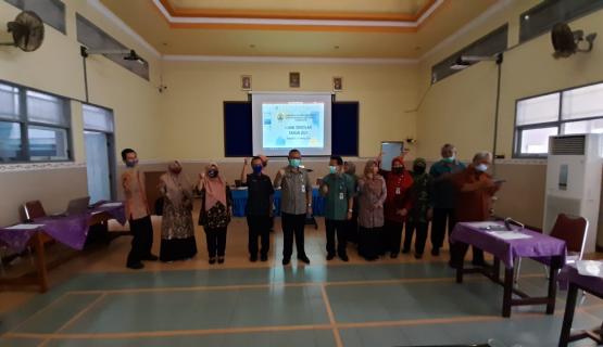 KUNJUNGAN KA CAB DIN WILAYAH X, memantau Pelaksanaan US 2021 (30 Maret 2021)